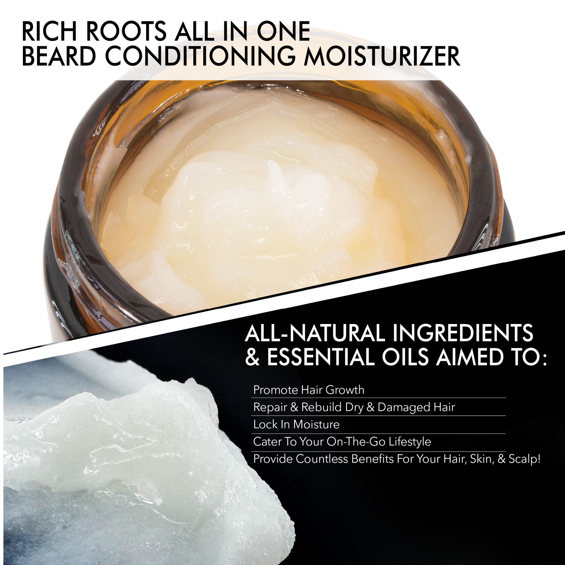 Rich Roots All-In-One Beard Conditioning Moisturizer (Original) - Rich Roots LLC